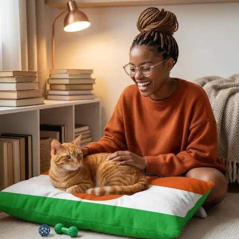 Niger Orange White Green Circle