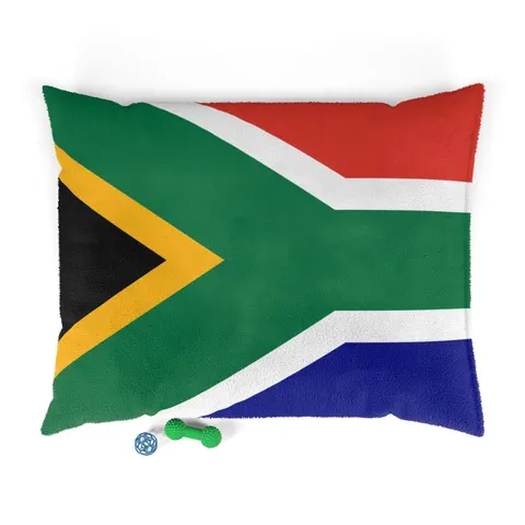 South Africa Rainbow Y Pattern Pet Bed — front view