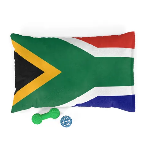 South Africa Rainbow Y Pattern Pet Bed — front view