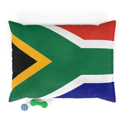 South Africa Rainbow Y Pattern Pet Bed — front view