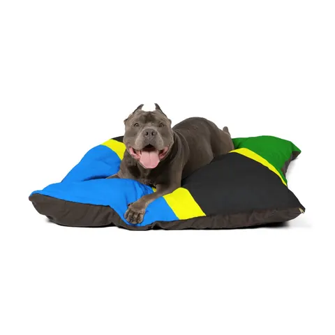 Tanzania Diagonal Bands Pet Bed — other view