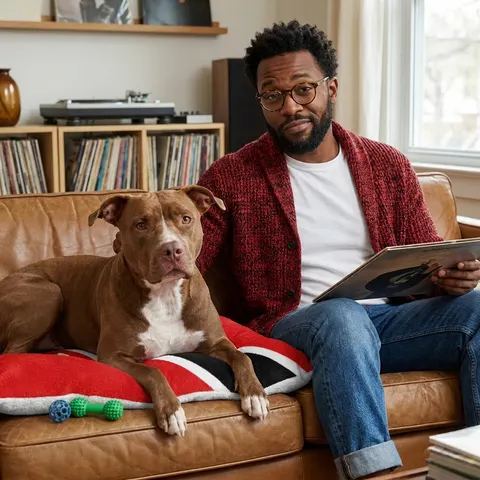 Trinidad & Tobago Diagonal Stripe Pet Bed
