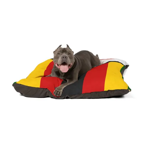 Zimbabwe Stripes & Triangle Pet Bed — other view