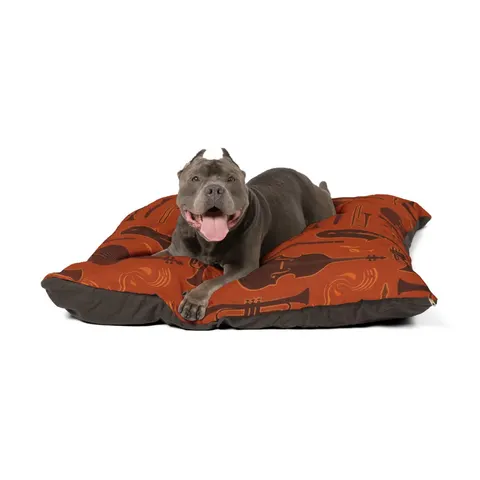 Harlem Jazz Silhouettes Pet Bed — other view