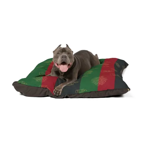 Holiday Kwanzaa Karamu Colors Pet Bed — other view
