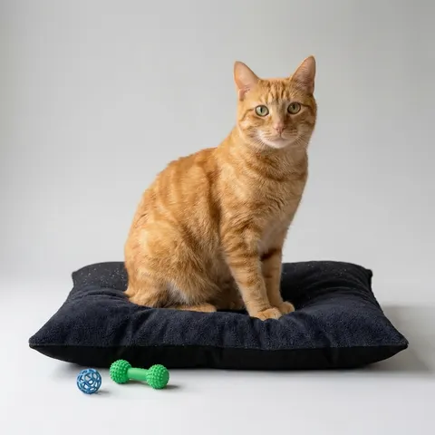 New Year Midnight Sparkle Gradient Pet Bed