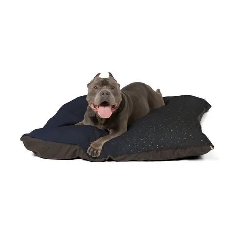 New Year Midnight Sparkle Gradient Pet Bed — other view