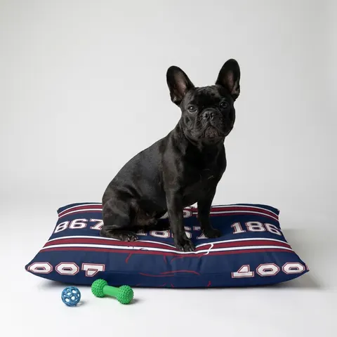 Howard 1867 Navy & Crimson Pet Bed
