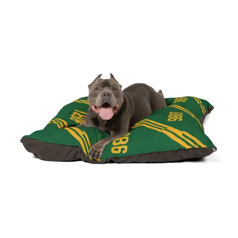 Kentucky State 1886 Green & Gold Pet Bed — other view