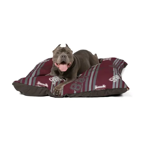 UMES 1886 Maroon & Grey Pet Bed — other view