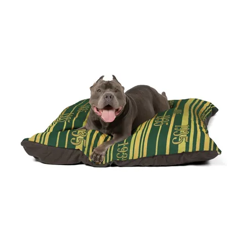 Norfolk State 1935 Green & Gold Pet Bed — other view