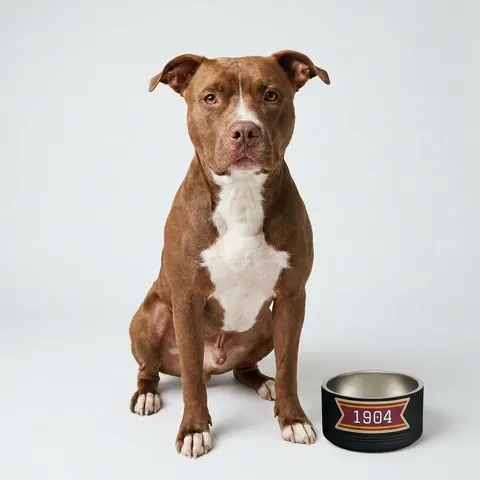 Bethune-Cookman 1904 Maroon & Gold Pet Bowl