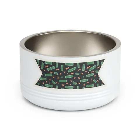 Atlanta Peachtree Signs Pet Bowl — front view