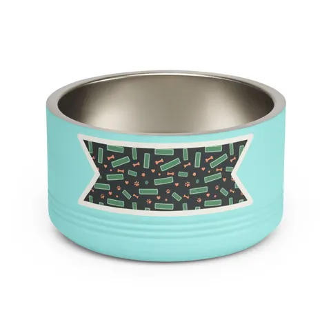 Atlanta Peachtree Signs Pet Bowl — front view