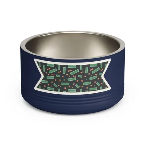 Atlanta Peachtree Signs Pet Bowl — front view