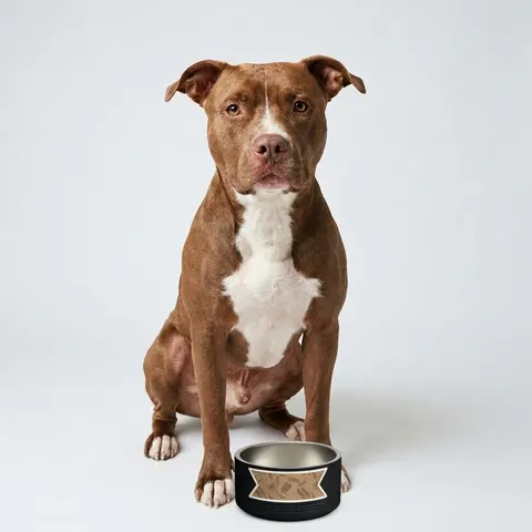 Harlem Brownstone Jazz Lines Pet Bowl