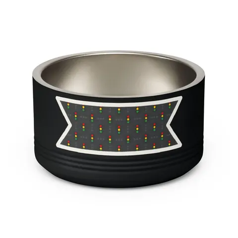 Houston Fifth Ward Signals Pet Bowl — back view