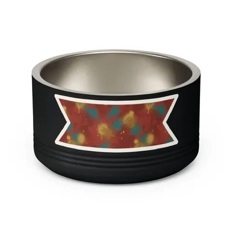 Houston Third Ward Brick Pet Bowl — back view