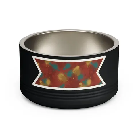 Houston Third Ward Brick Pet Bowl — front view
