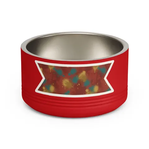 Houston Third Ward Brick Pet Bowl — front view