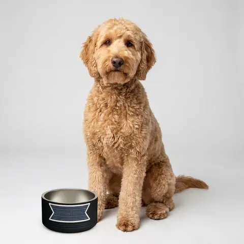 Inglewood Runway Lights Pet Bowl
