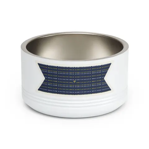 Inglewood Runway Lights Pet Bowl — front view
