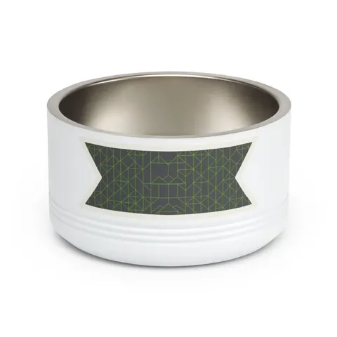 Oakland The Town Grid Pet Bowl — front view