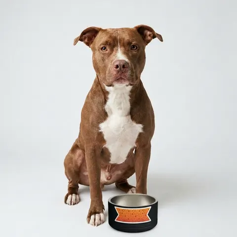 Faith Flag Mosque Sunset Silhouette Pet Bowl