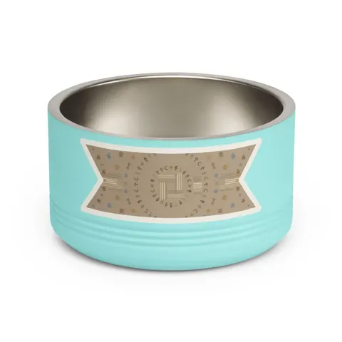 Faith Flag Multi-Faith Harmony Circle Pet Bowl — front view