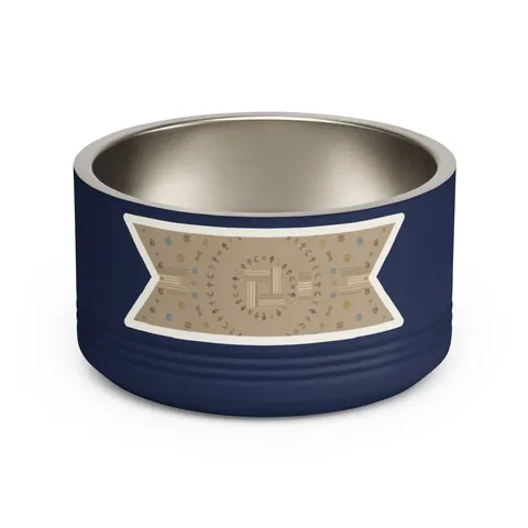 Faith Flag Multi-Faith Harmony Circle Pet Bowl — front view