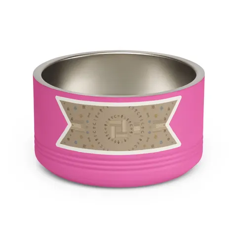 Faith Flag Multi-Faith Harmony Circle Pet Bowl — front view