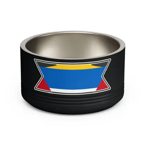 Antigua & Barbuda Rising Sun Pet Bowl — front view