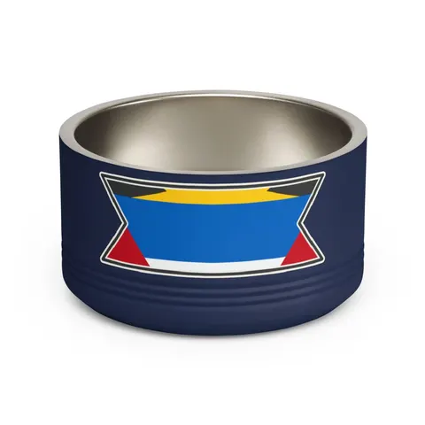 Antigua & Barbuda Rising Sun Pet Bowl — front view