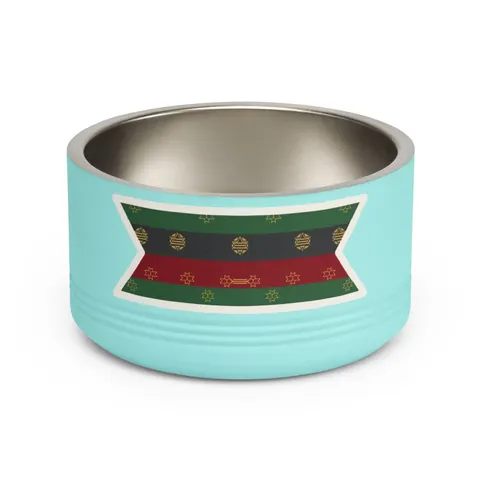 Black American Heritage Black American Heritage Flag Pet Bowl — front view