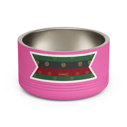 Black American Heritage Black American Heritage Flag Pet Bowl — front view