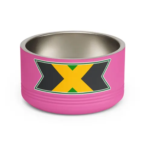 Jamaica Gold Cross Pet Bowl — front view