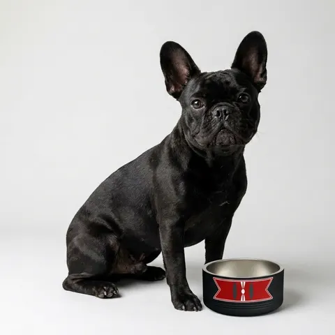 Kenya Black Red Green Stripes Pet Bowl