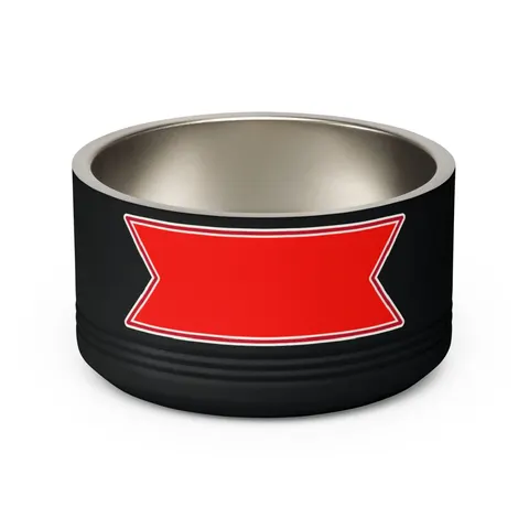 Malawi Rising Sun Pet Bowl — back view