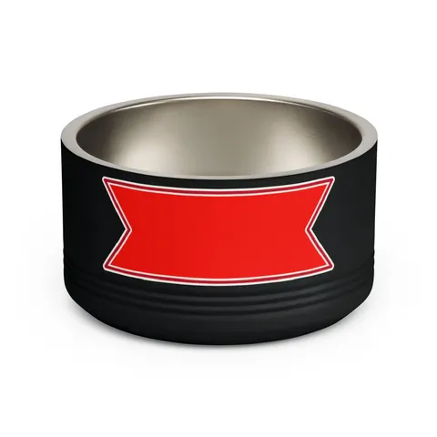 Malawi Rising Sun Pet Bowl — front view