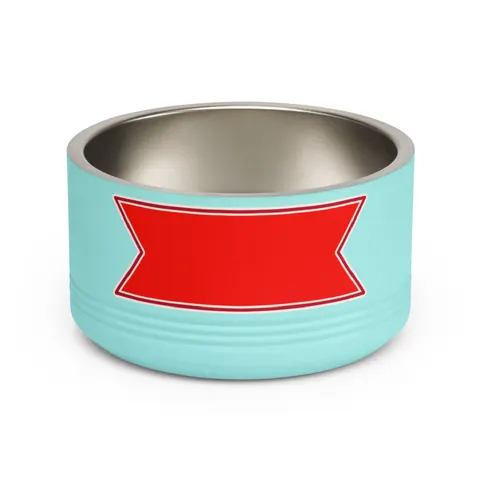 Malawi Rising Sun Pet Bowl — front view