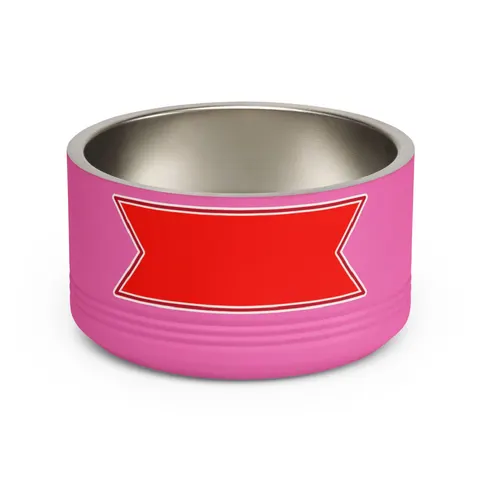 Malawi Rising Sun Pet Bowl — front view