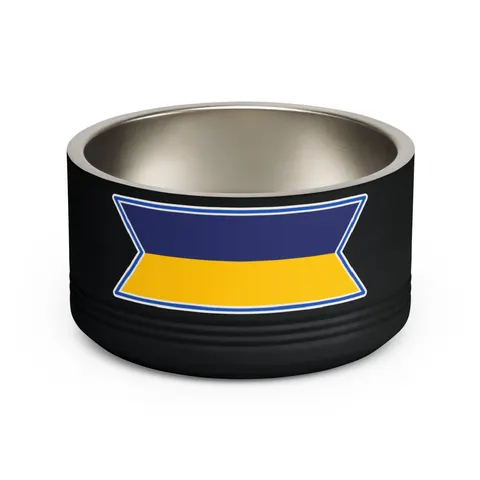 Mauritius Color Bands Pet Bowl — front view