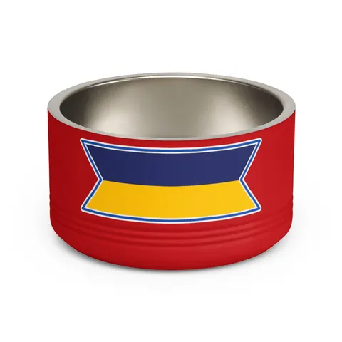 Mauritius Color Bands Pet Bowl — front view