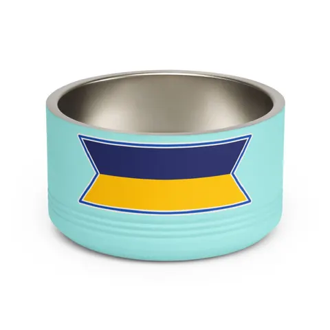 Mauritius Color Bands Pet Bowl — front view