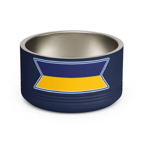 Mauritius Color Bands Pet Bowl — front view