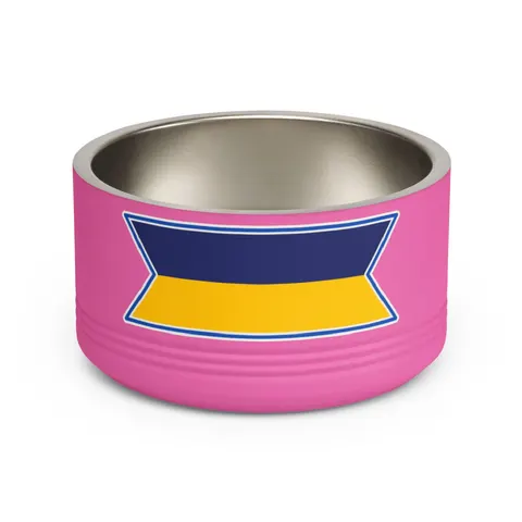 Mauritius Color Bands Pet Bowl — front view