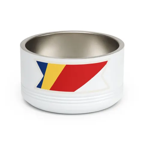 Seychelles Color Fan Pet Bowl — front view
