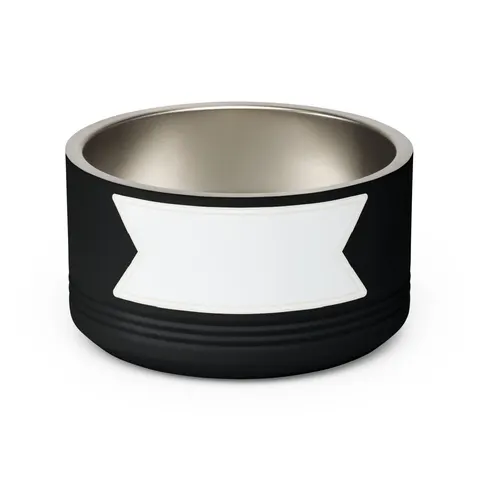 Sierra Leone Green White Blue Pet Bowl — back view