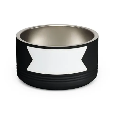 Sierra Leone Green White Blue Pet Bowl — front view