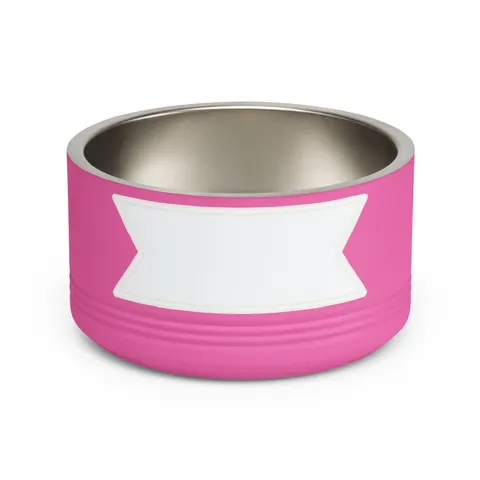 Sierra Leone Green White Blue Pet Bowl — front view